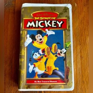 Walt Disney’s The Spirit of Mickey (VHS, 1998) Clamshell Case